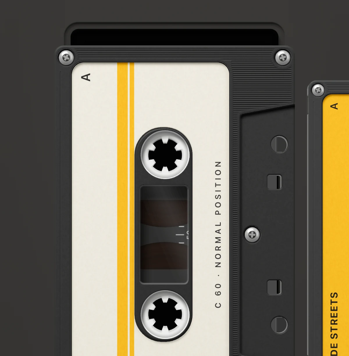 Five tapes in the box
