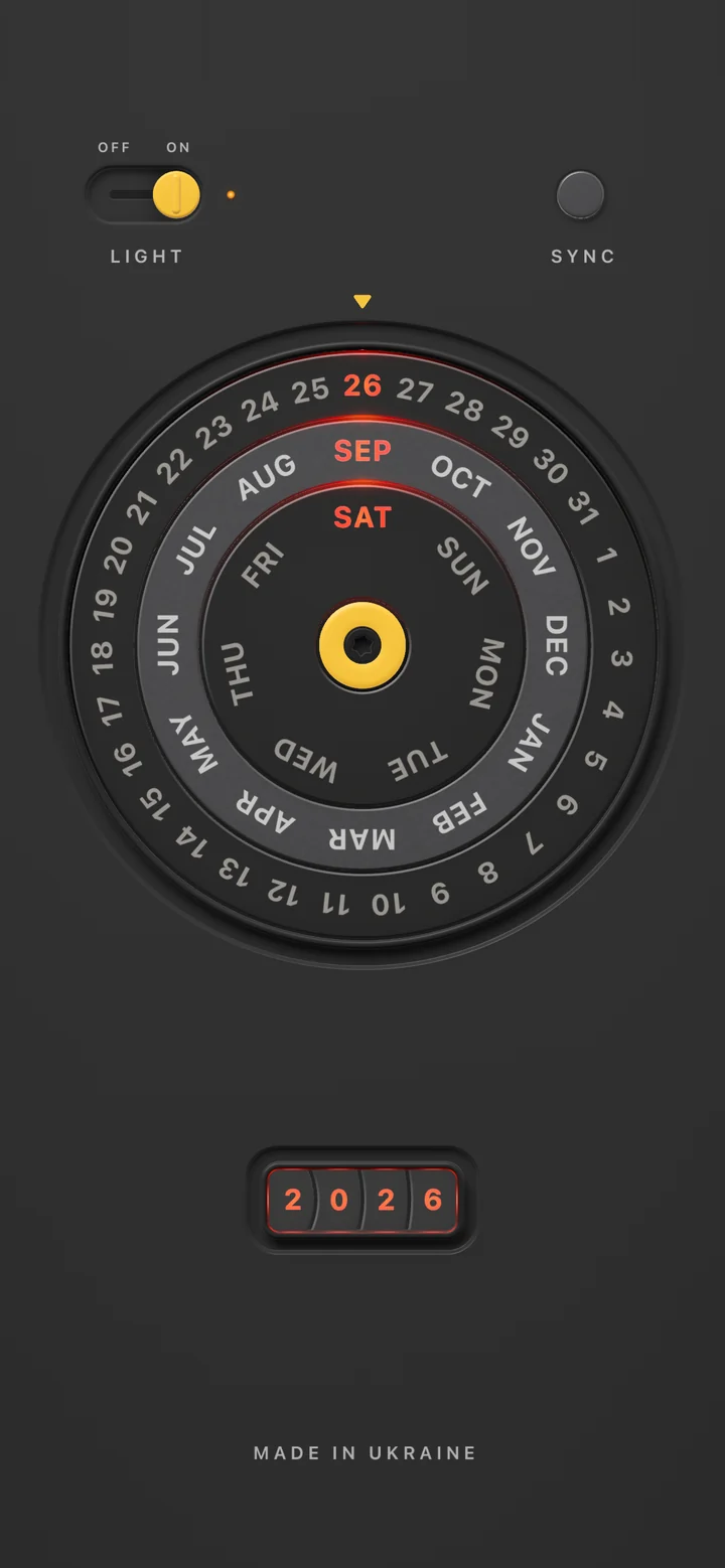 Days, the perpetual calendar