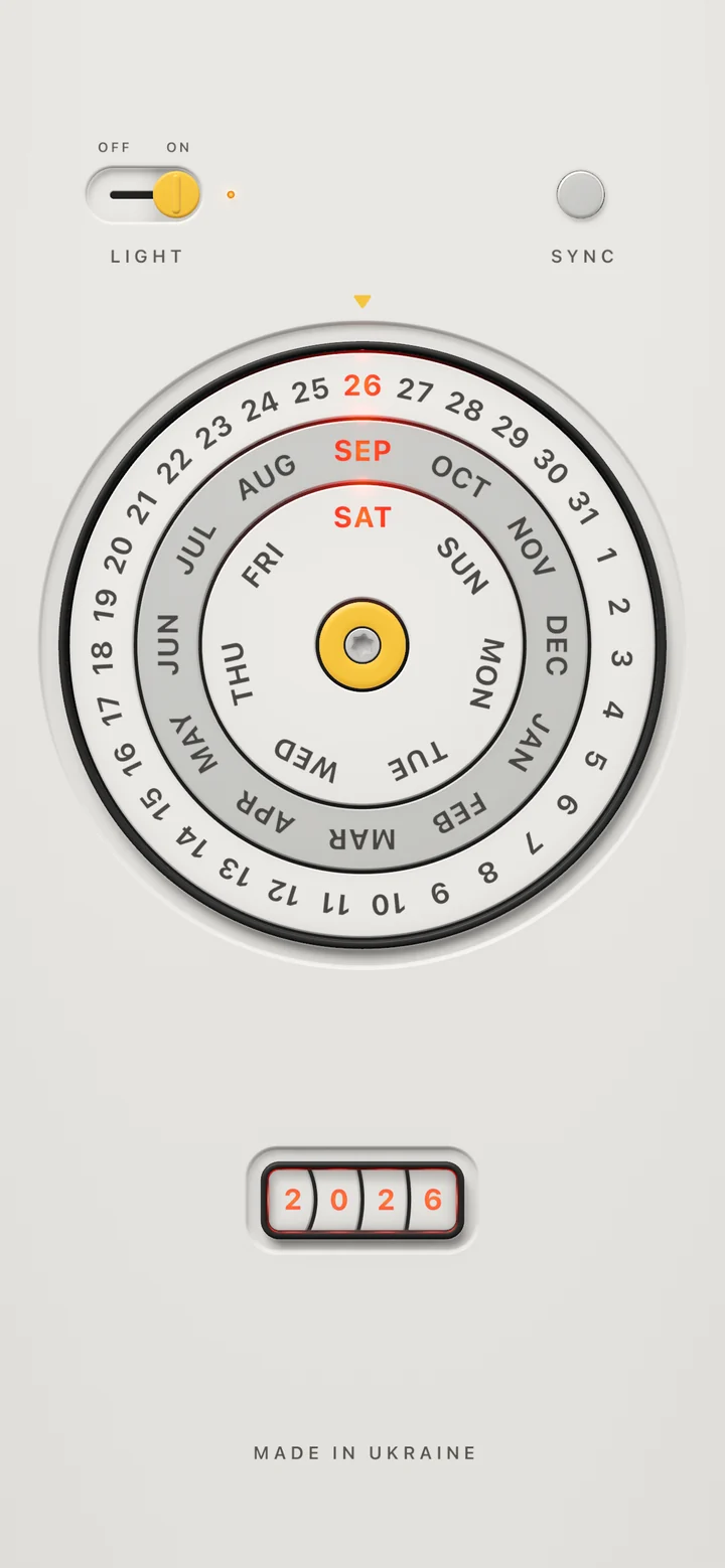 Days, the perpetual calendar