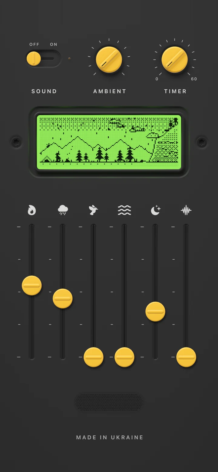 Hush, the ambient machine