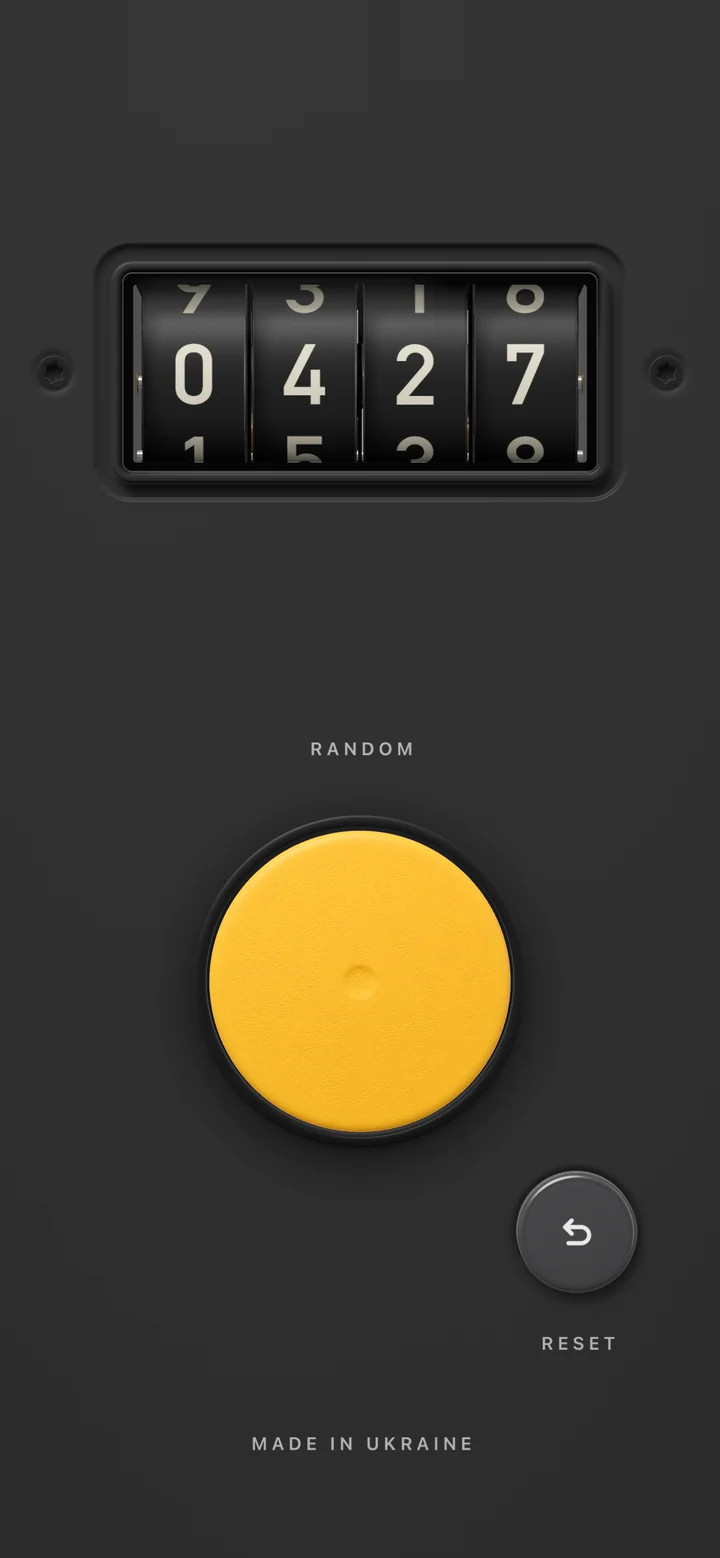 Randomizer, the random numbers