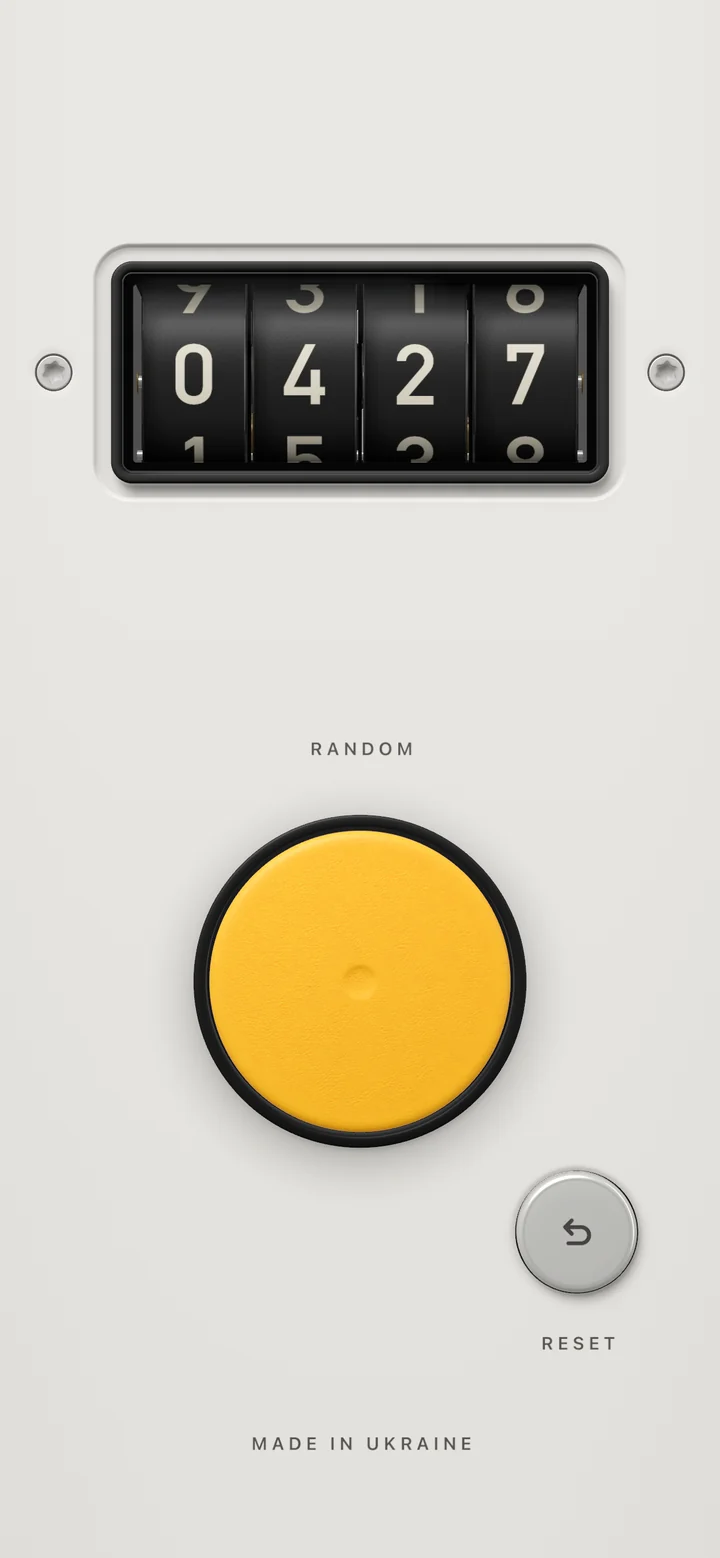 Randomizer, the random numbers