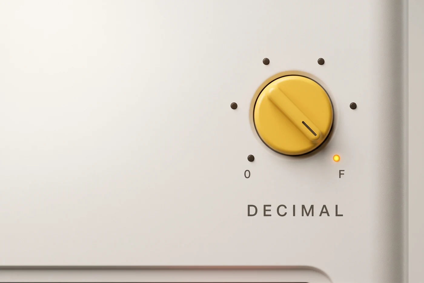 Decimals on a knob